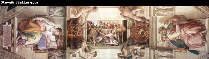 Michelangelo Buonarroti The third bay of the ceiling